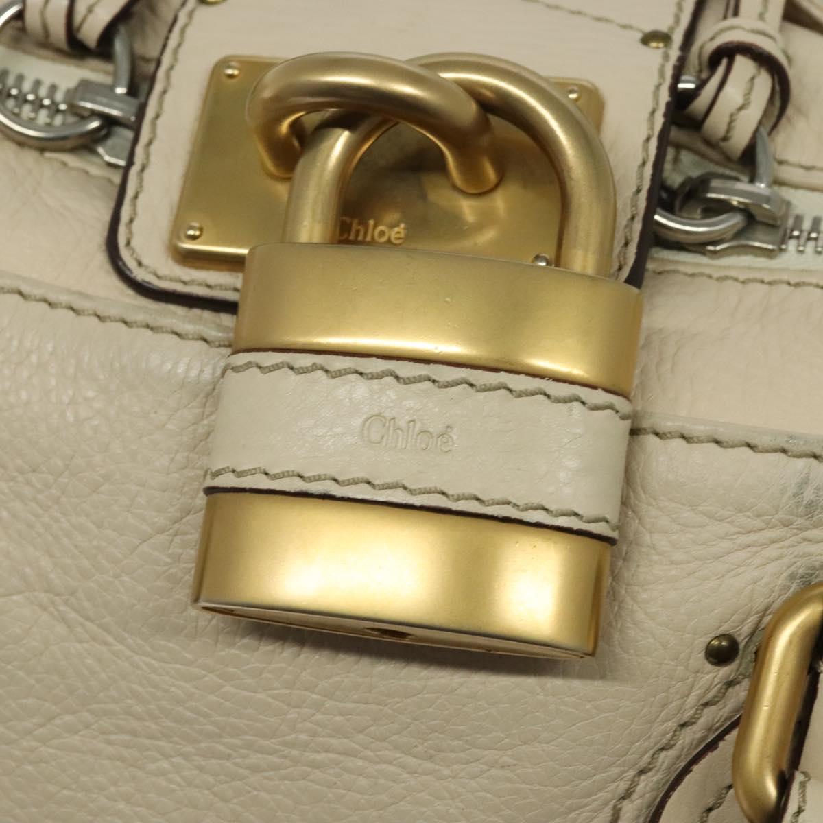 Chloe Paddington Bag - Cream Leather