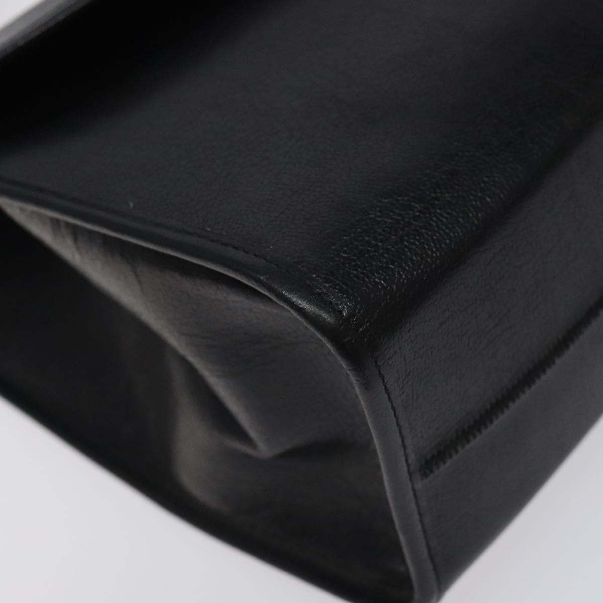 Dior Christian Shoulder Bag – Svart Lær Gull