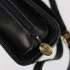 Dior Christian Shoulder Bag – Black Leather Gold