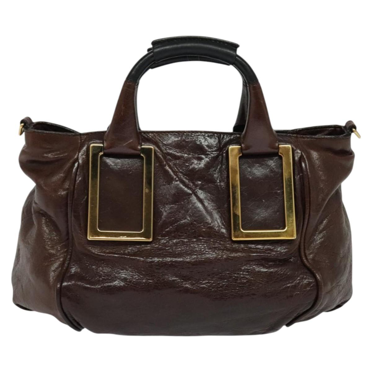 Chloe Etel Bag – Dark Brown Leather