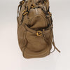 Chloe Paddington Shoulder Bag - Beige Leather