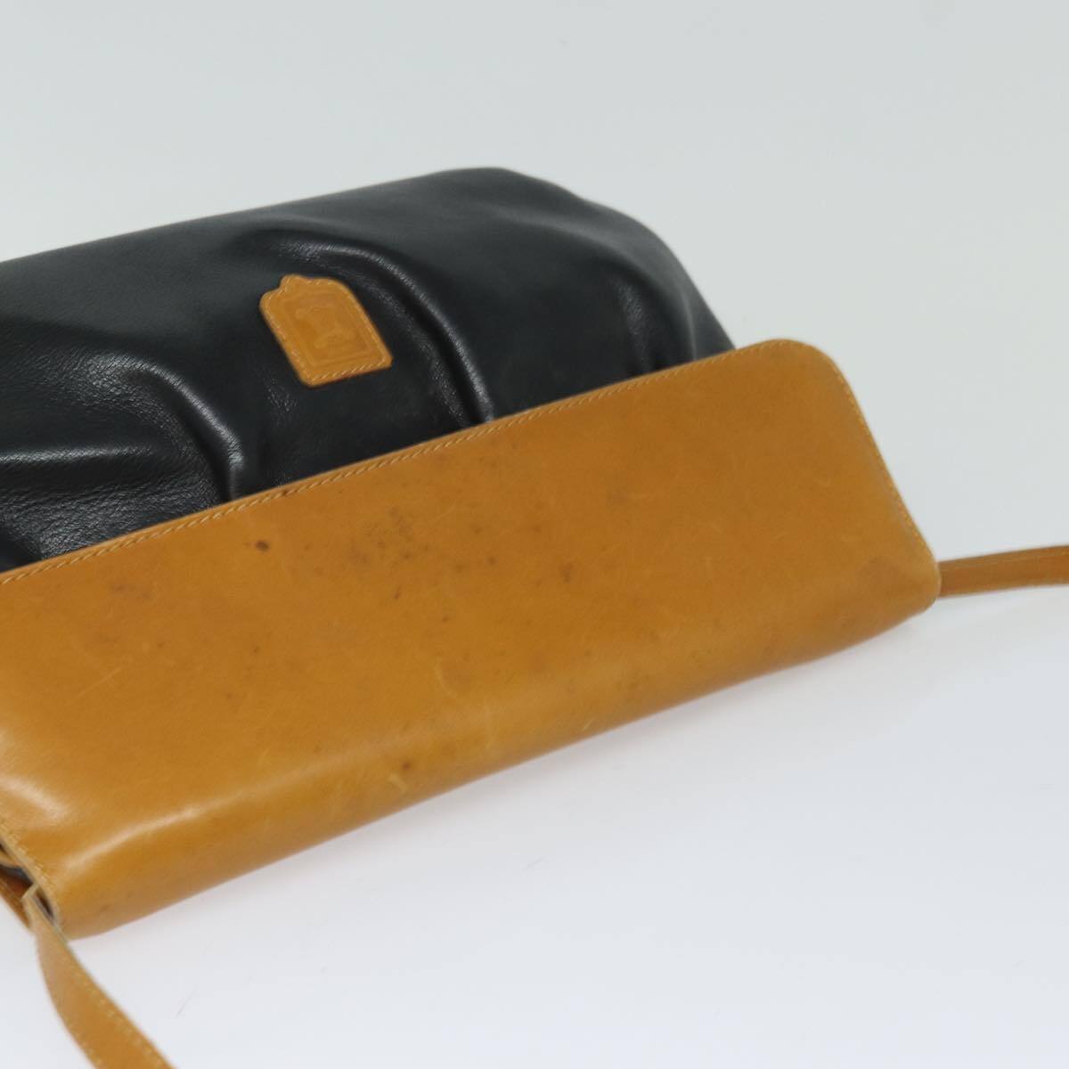 Celine Shoulder Bag – Black-Beige Leather