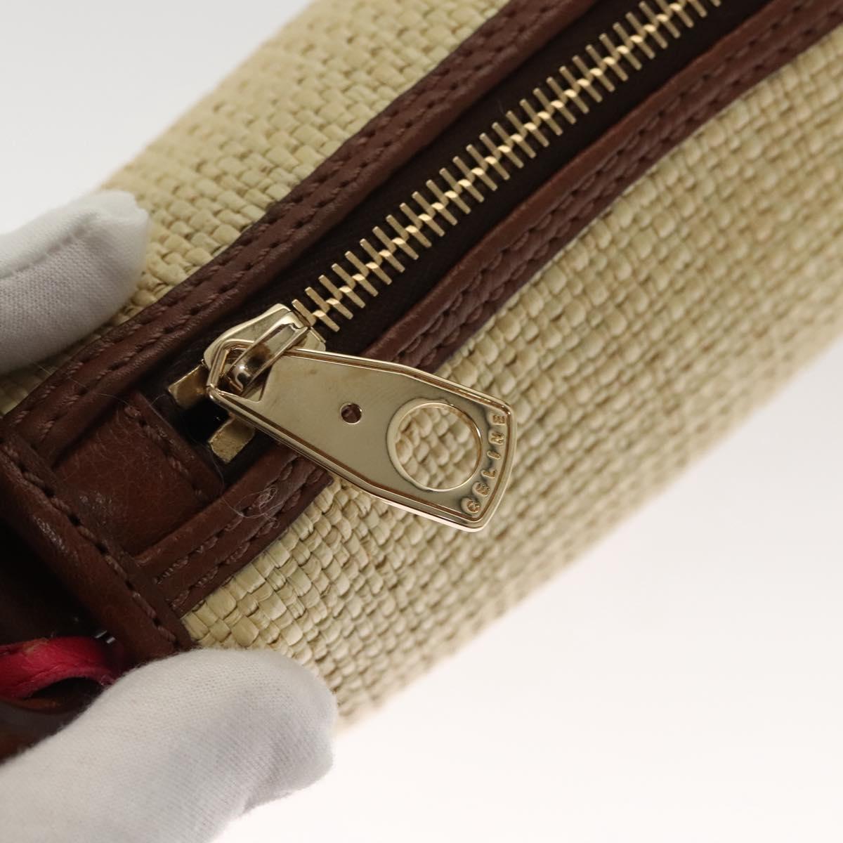 Celine Shoulder Bag – Beige Straw Leather