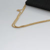 Christian Dior Trotter Canvas Chain Shoulder Bag – Black & Gold