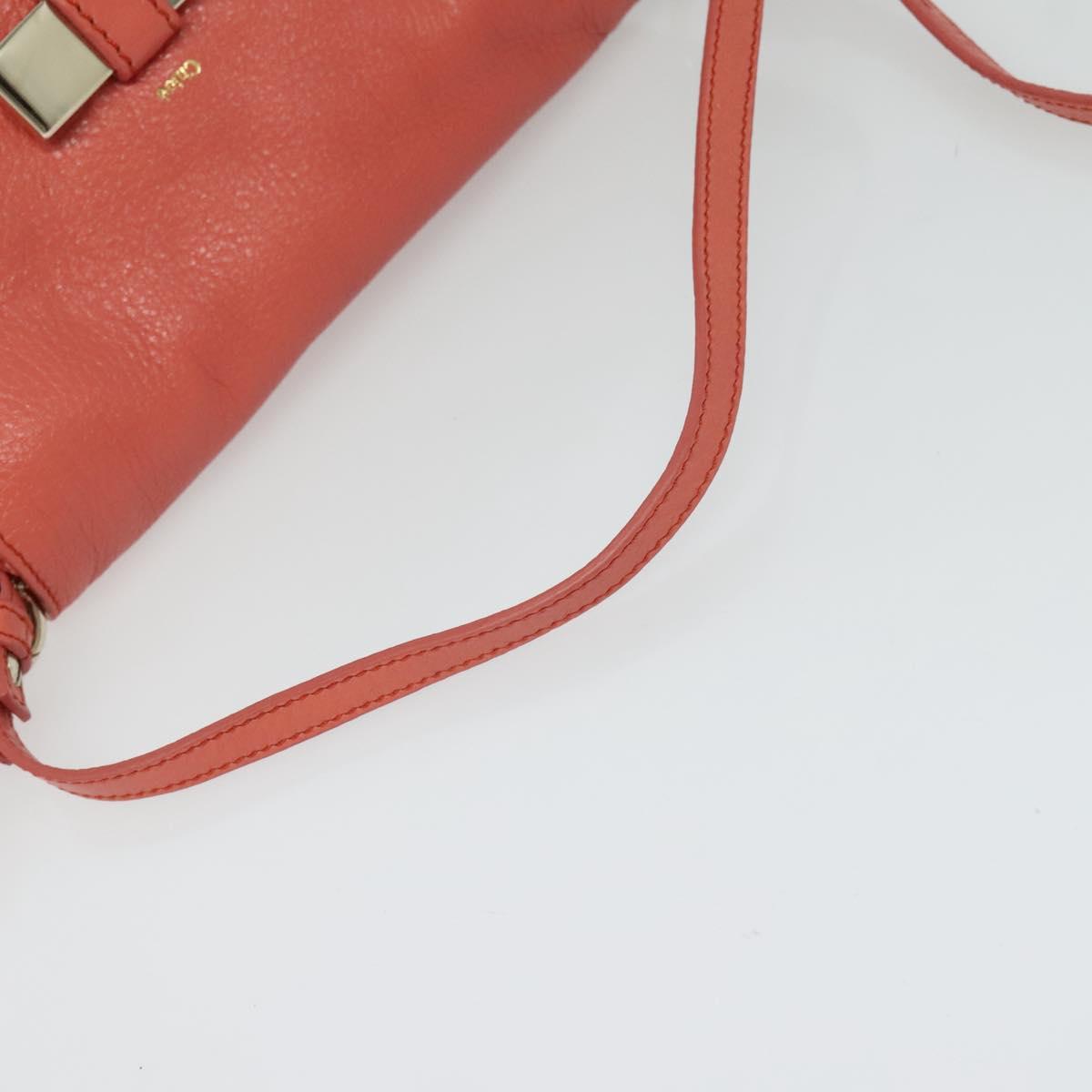 Chloe Lily Shoulder Bag - Pink Leather