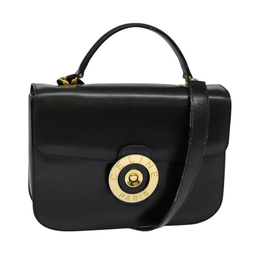 Celine Bag – Black Leather Gold