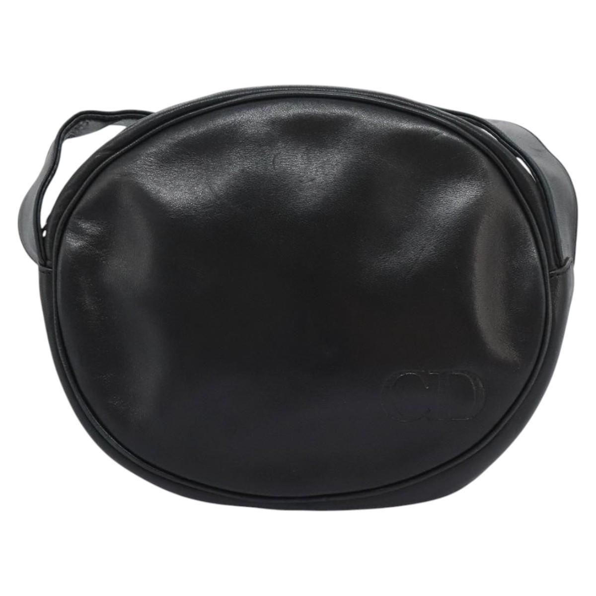Christian Dior Shoulder Bag – Black Leather
