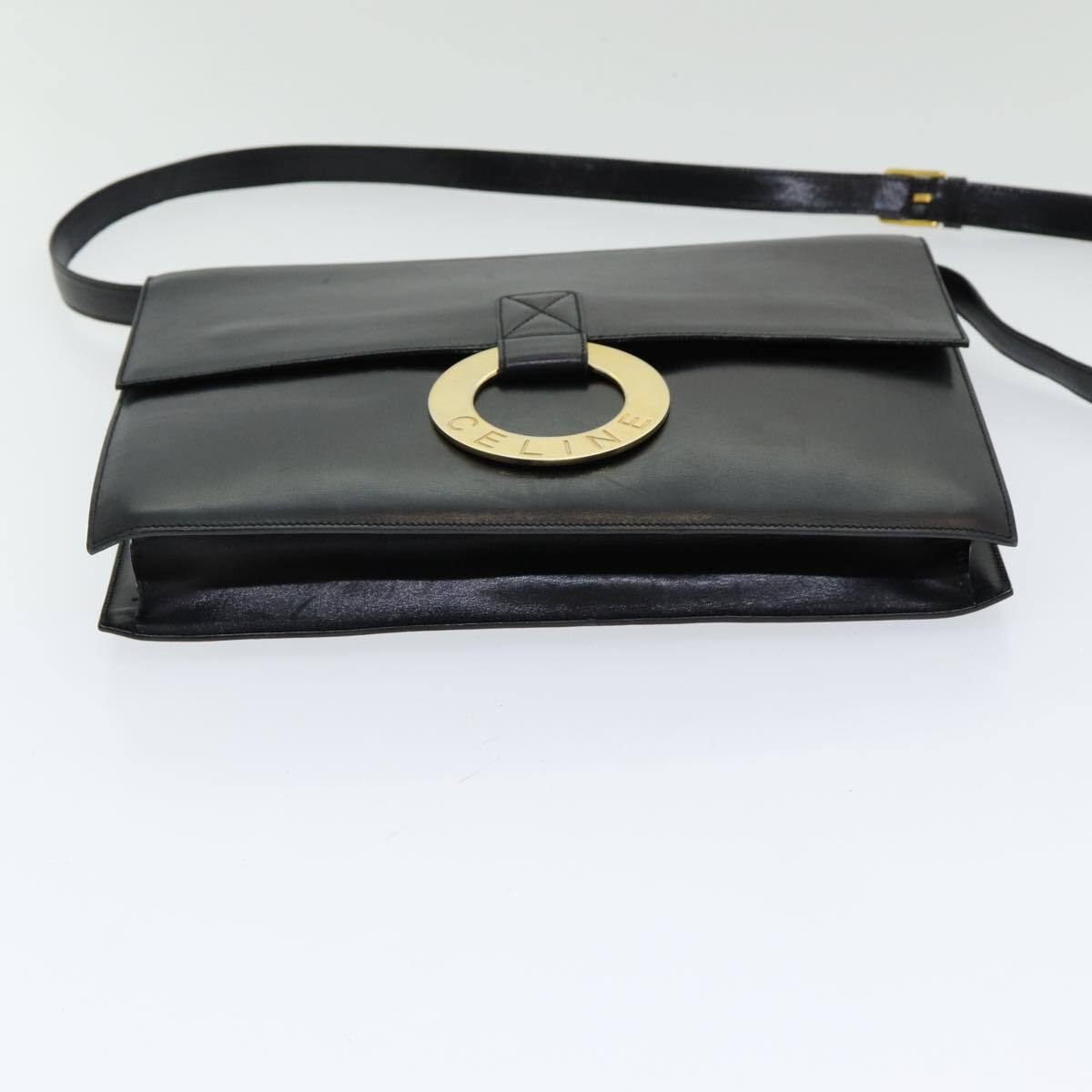 Celine Shoulder Bag – Black Leather