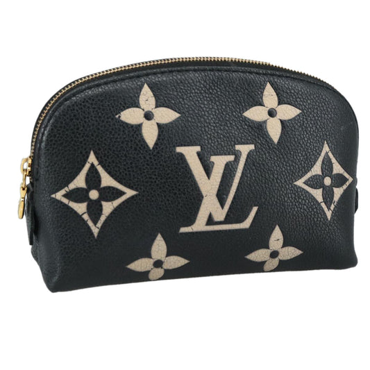 Louis Vuitton Monogram Empreinte Giant Pochette Cosmetic – Beige Leather