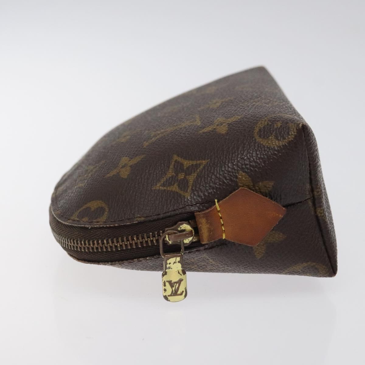 Louis Vuitton Monogram Cosmetic Pouch Canvas Brun