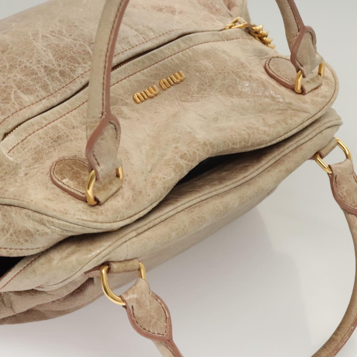 Miu Miu Bag – Beige Leather
