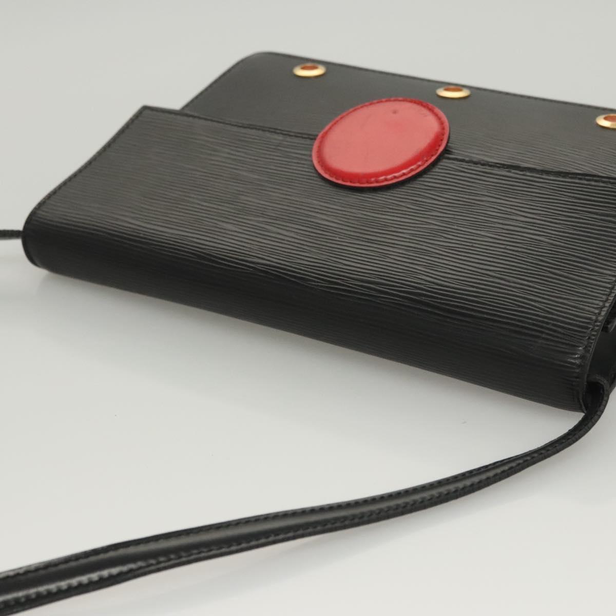 Louis Vuitton Hublot Shoulder Bag – Black Red Epi Leather