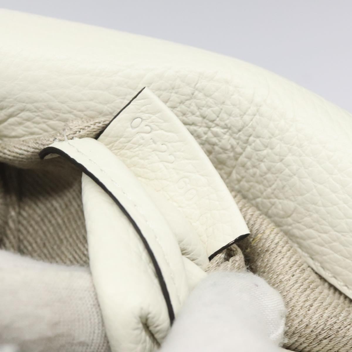 Chloe Mercy Shoulder Bag - White Leather