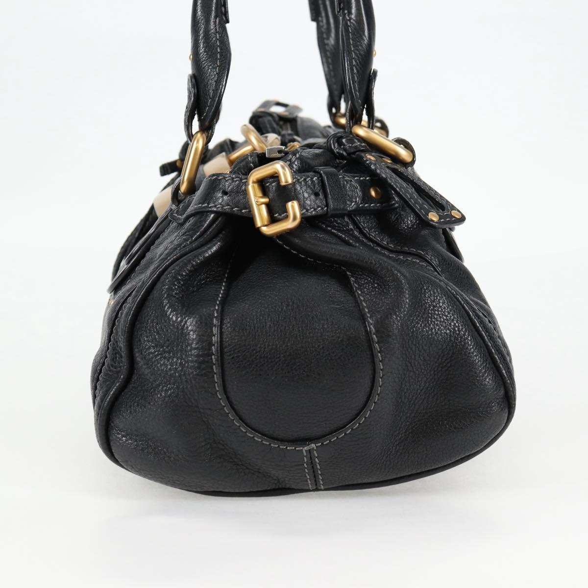 Chloe Paddington Bag - Black Leather