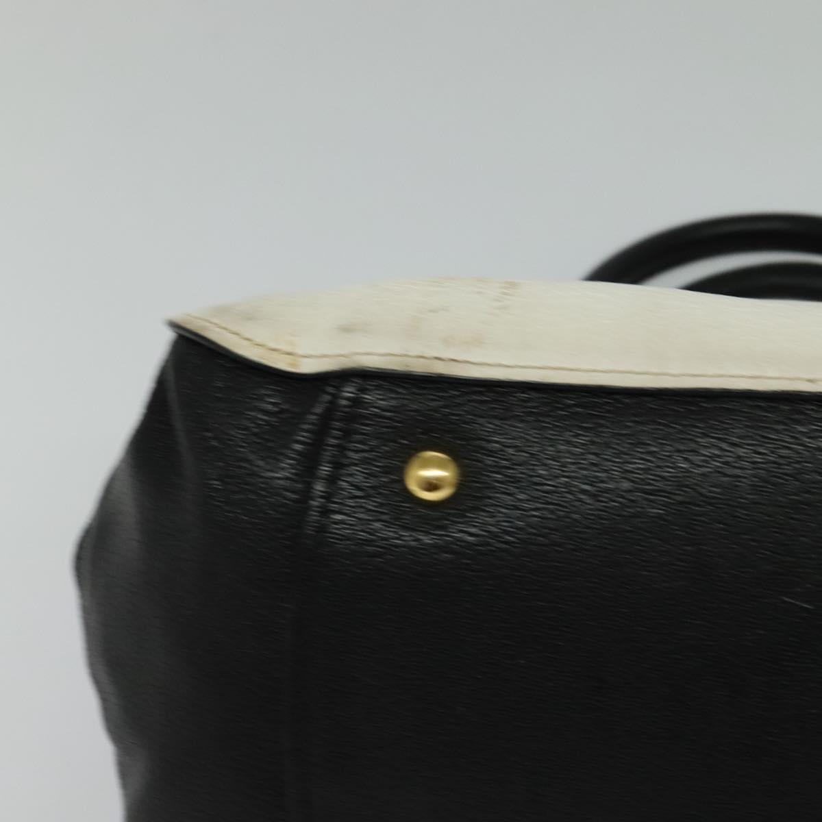 Miu Miu Bag – White Gold Black Leather
