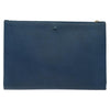 Chloe Clutch - Blue Leather