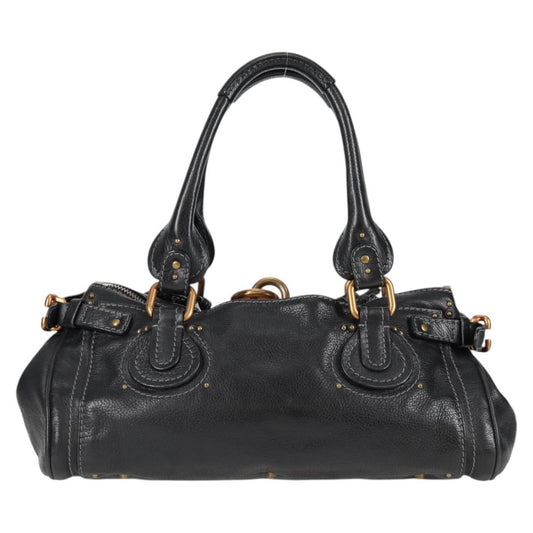 Chloe Paddington Bag - Black Leather