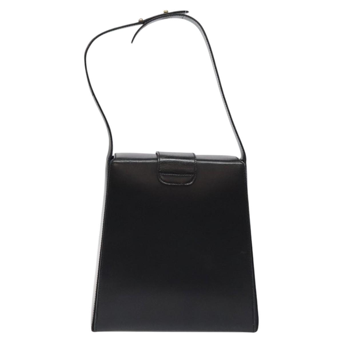 Celine Shoulder Bag – Black Leather