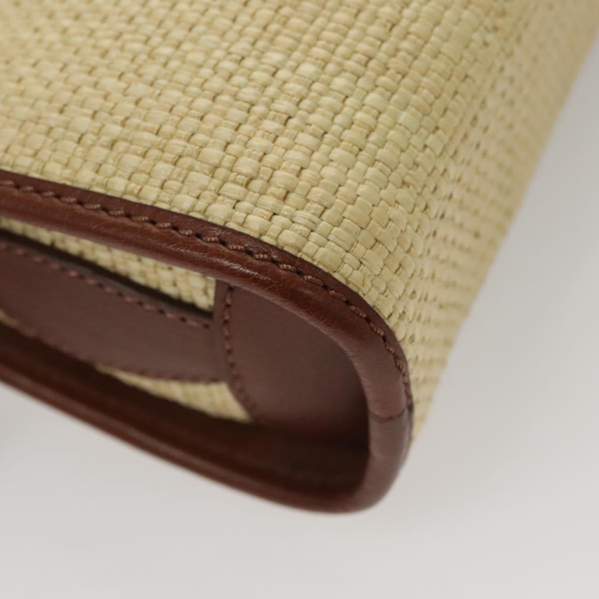 Celine Shoulder Bag – Beige Straw Leather