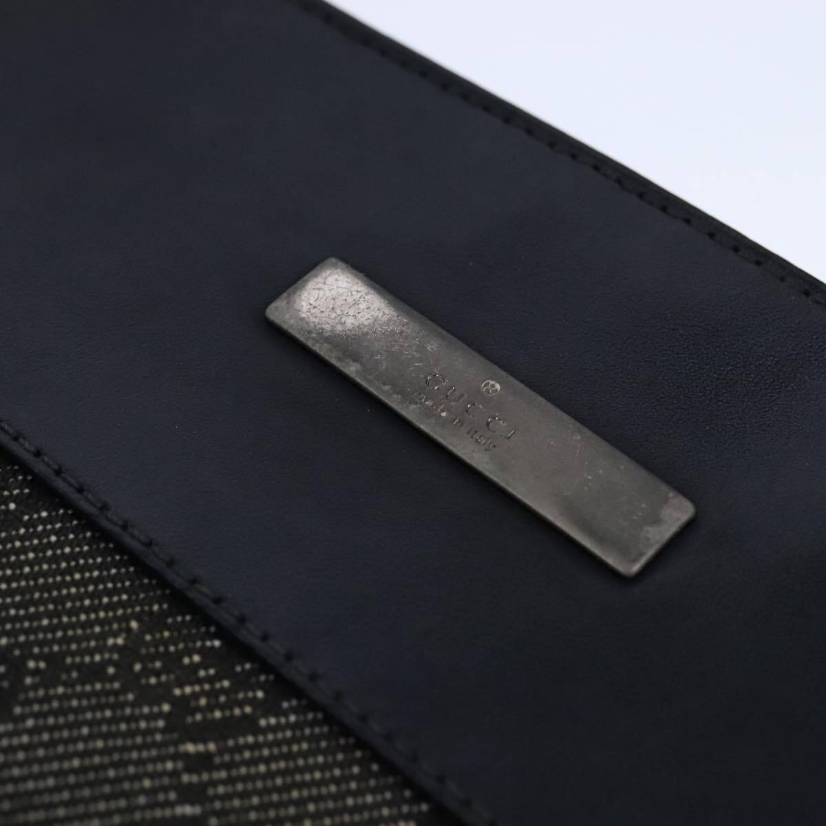 Gucci GG Canvas Shoulder Bag – Black