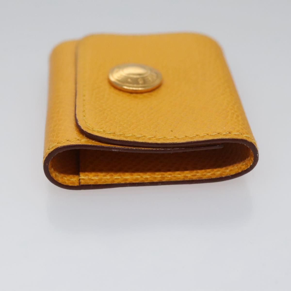 Hermes Wallet Yellow Leather