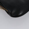 Celine Chain Gamaguchi Shoulder Bag – Black Leather