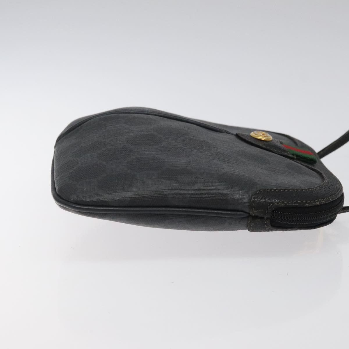Gucci GG Supreme Web Sherry Line Bag – Black PVC Gold
