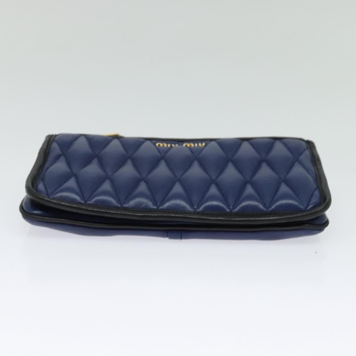 Miu Miu Chain Bag – Blue Leather