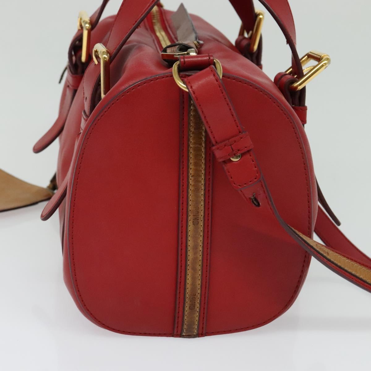 Chloe Eden Bag - Red Leather