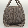 Miu Miu Matelasse Bag – Gray Leather