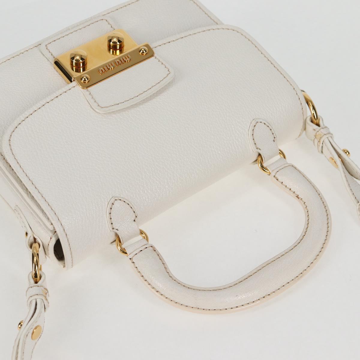 Miu Miu Bag – White Leather