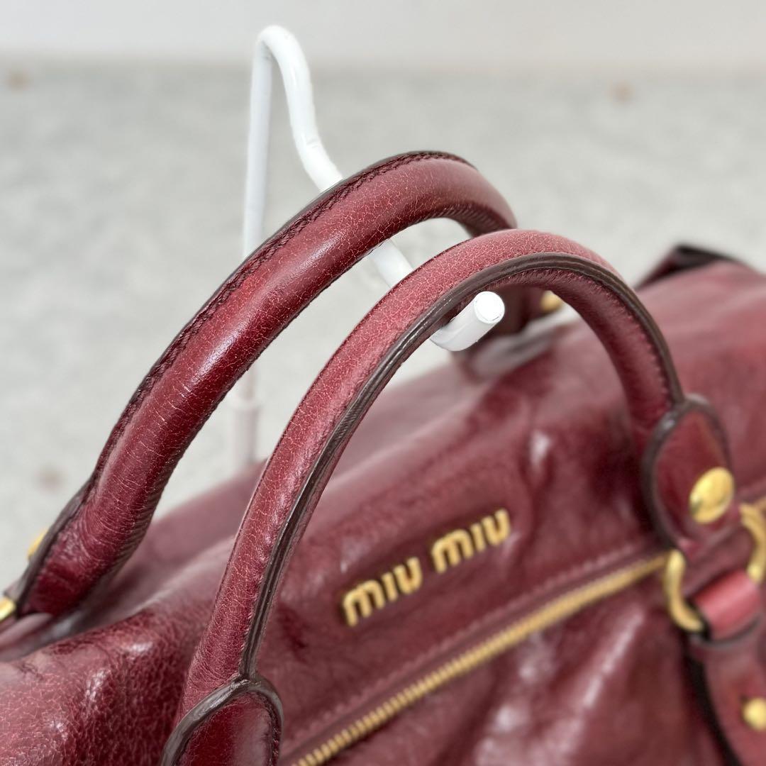 MIU MIU VITELLO LUX BOW BAG
