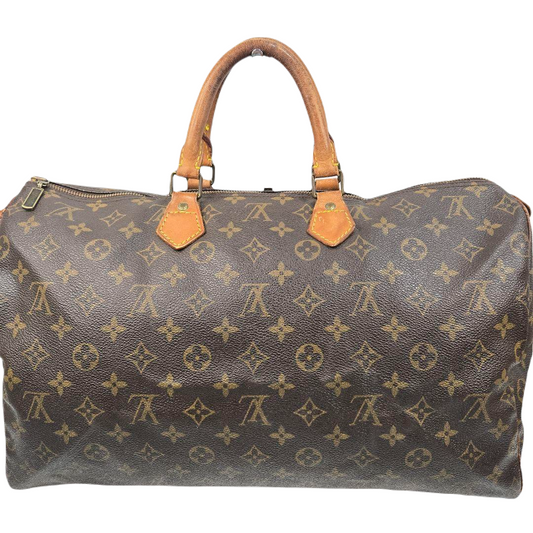 LOUIS VUITTON SPEEDY 40 BAG MONOGRAM CANVAS
