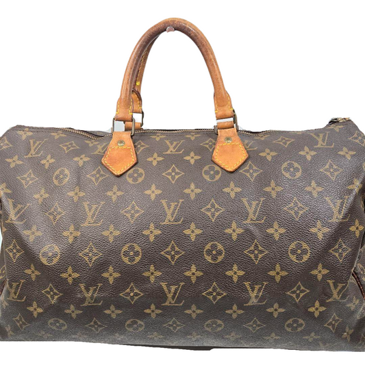 LOUIS VUITTON SPEEDY 40 BAG MONOGRAM CANVAS