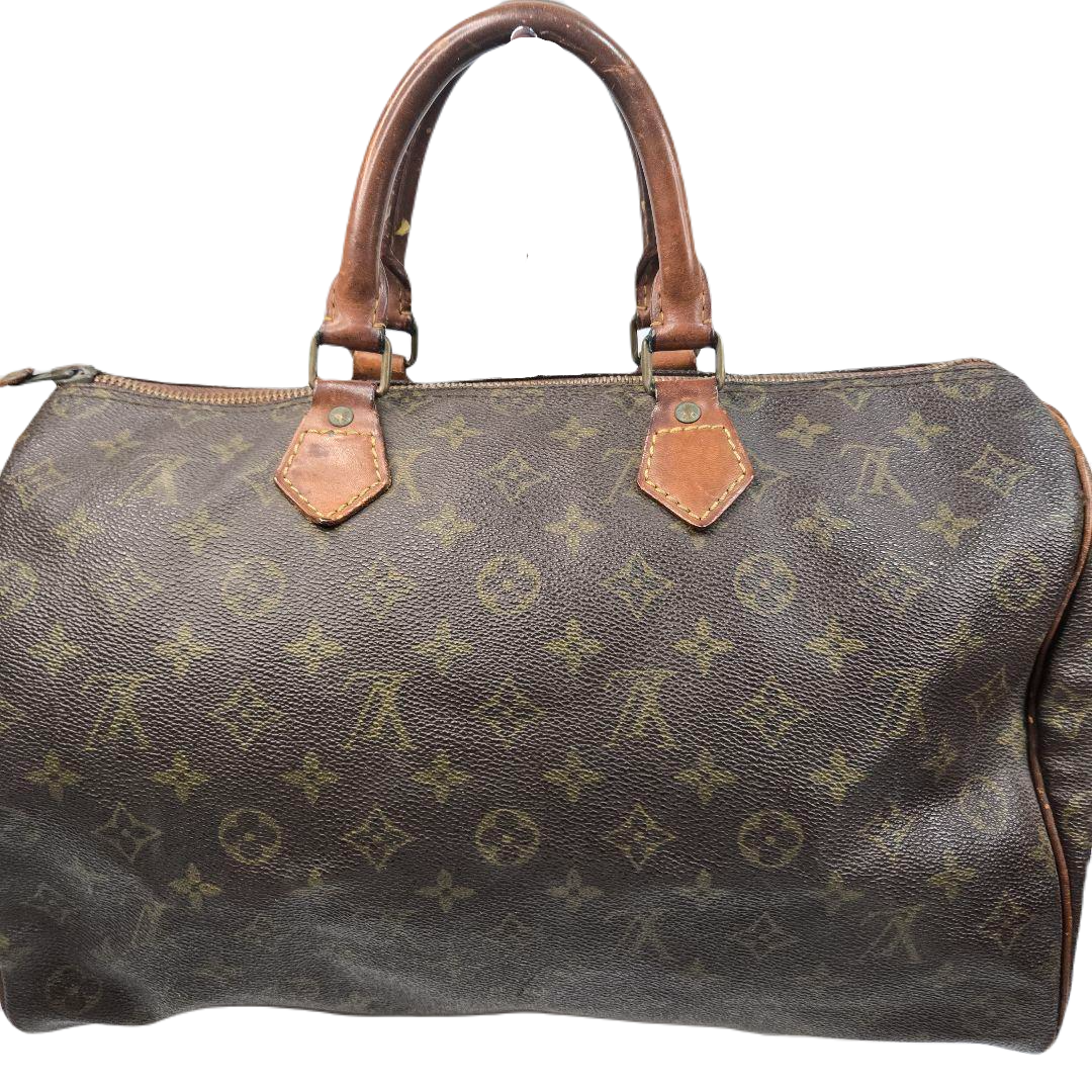 LOUIS VUITTON SPEEDY 35 BAG MONOGRAM CANVAS