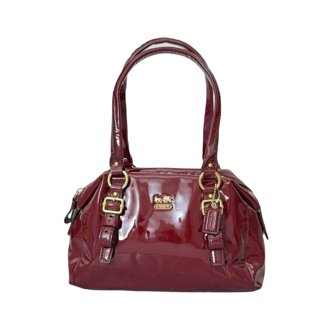 COACH BAG RED LEATHER
