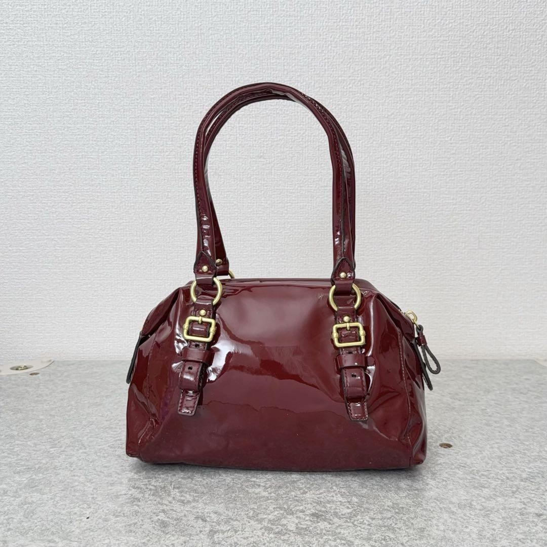 COACH BAG RED LEATHER