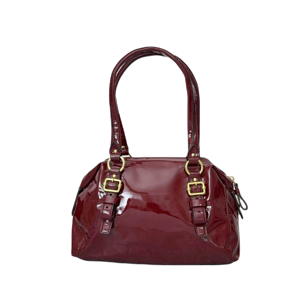 COACH BAG RED LEATHER
