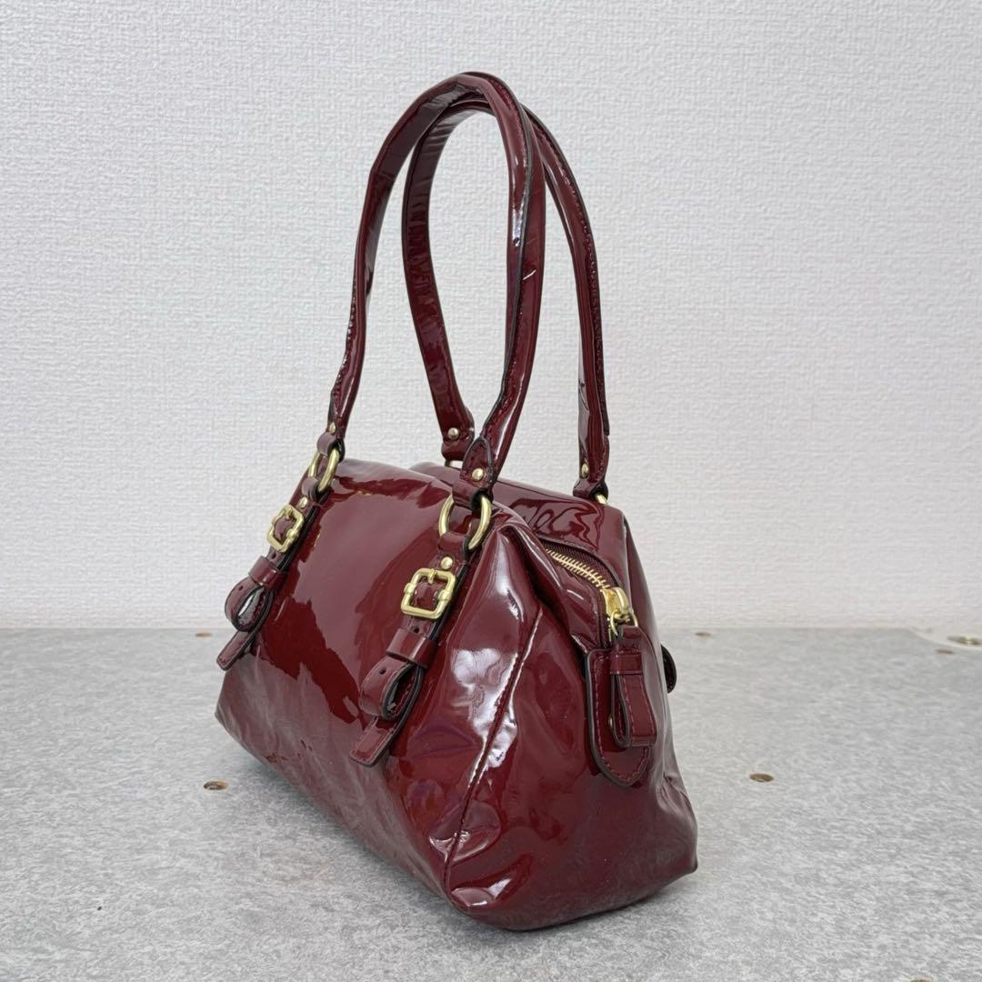 COACH BAG RED LEATHER