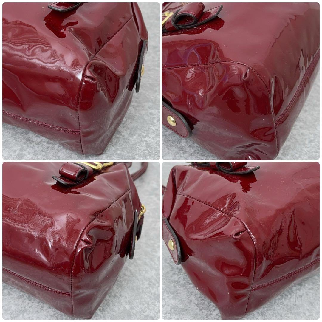 COACH BAG RED LEATHER