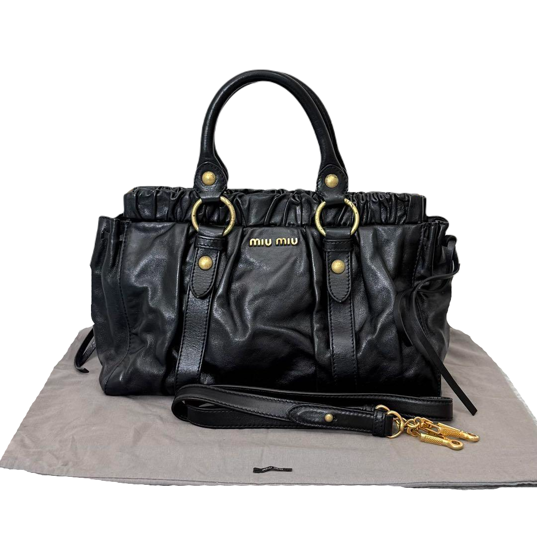 MIU MIU VITELLO LUX SHINE BAG
