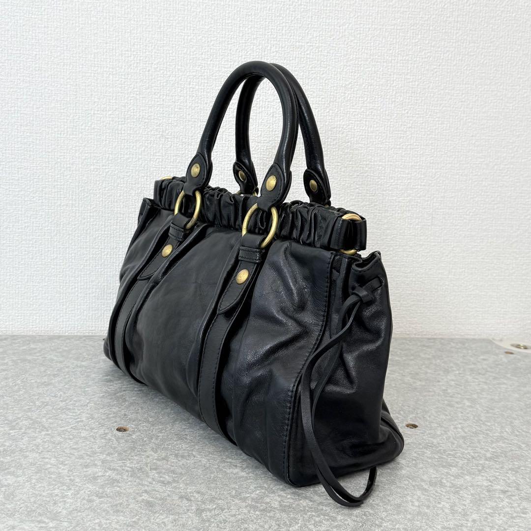 MIU MIU VITELLO LUX SHINE BAG