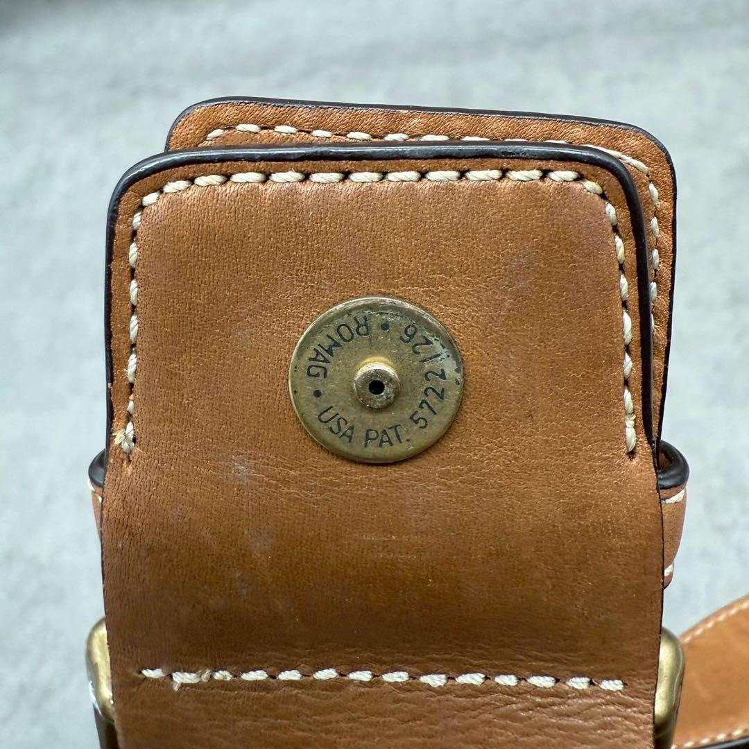 VINTAGE COACH SIGNATURE SHOULER BAG