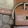 VINTAGE COACH SIGNATURE SHOULER BAG
