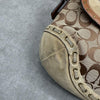 VINTAGE COACH SIGNATURE SHOULER BAG