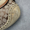 VINTAGE COACH SIGNATURE SHOULER BAG
