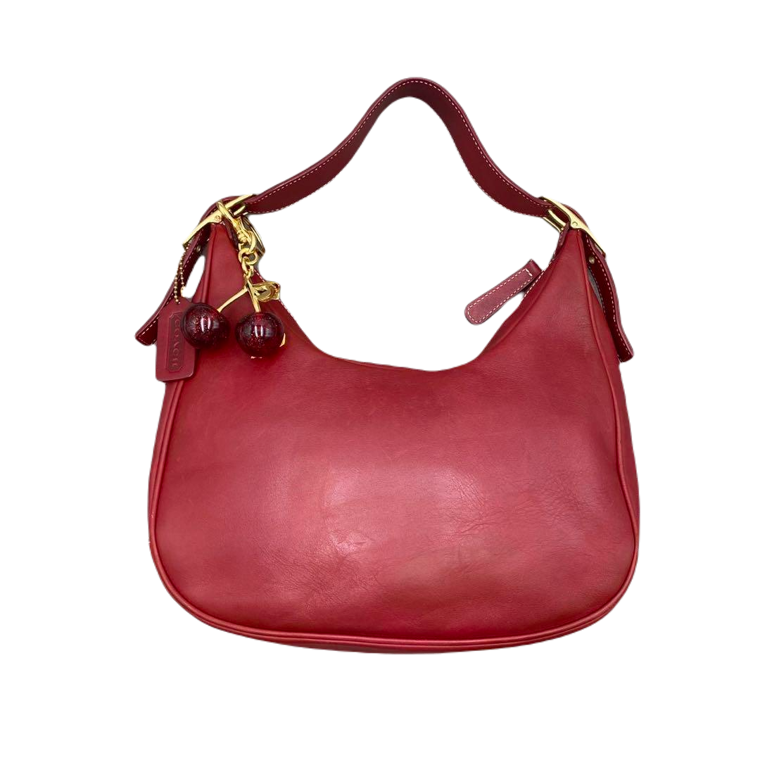 COACH BAG RED LEATHER