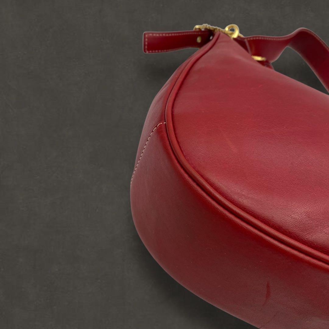 COACH BAG RED LEATHER