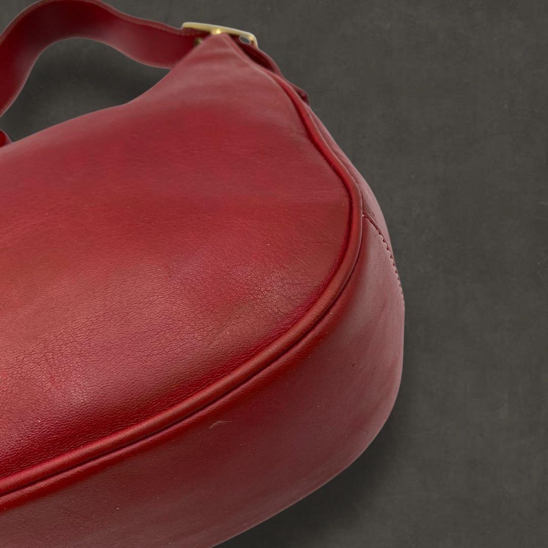 COACH BAG RED LEATHER