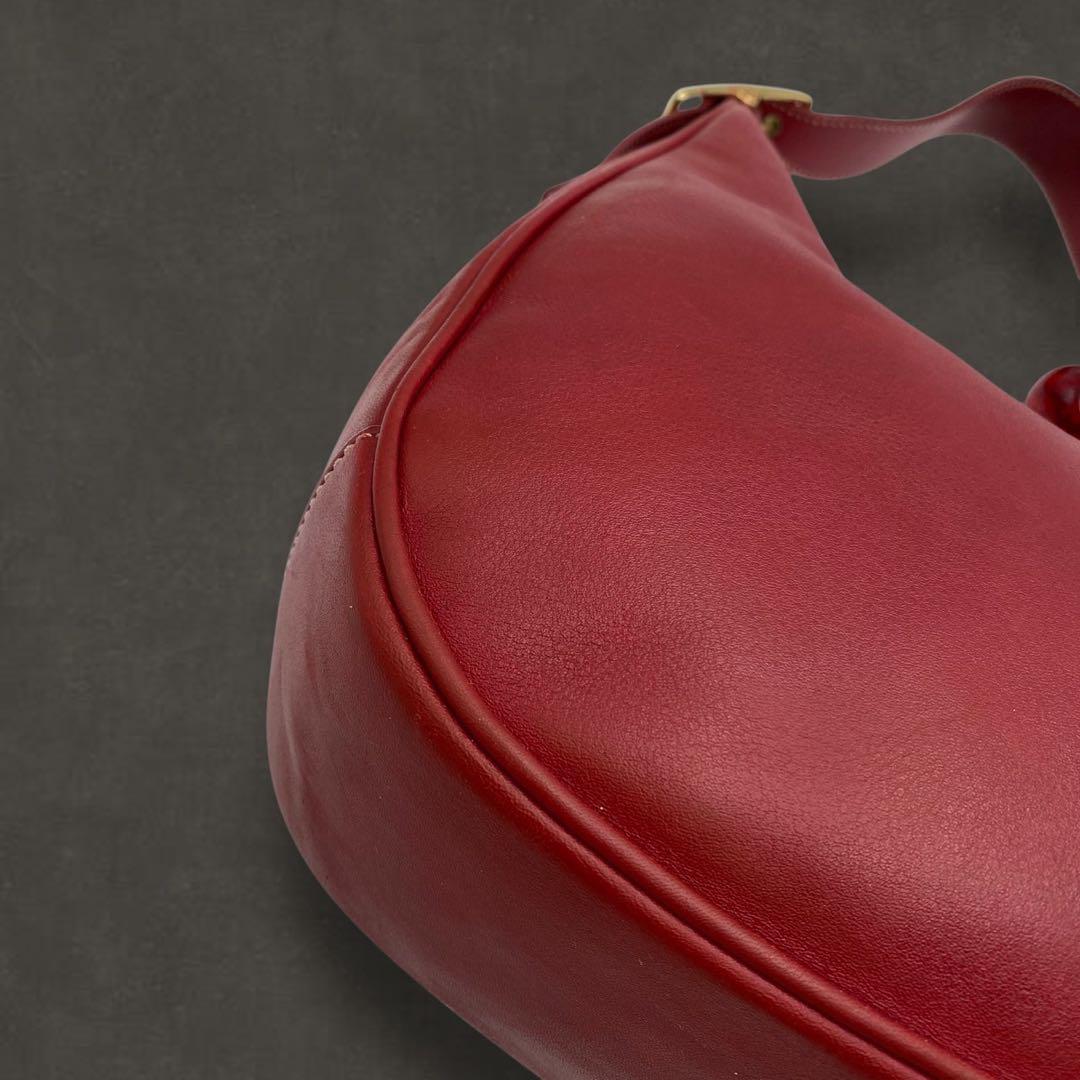 COACH BAG RED LEATHER